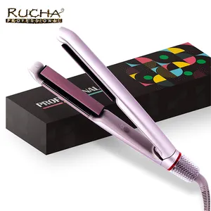 Custom Flat Irons With Private Label Anti-scald Suspension Air 3D Floating Plates LED Display Ionic Hair Straightener