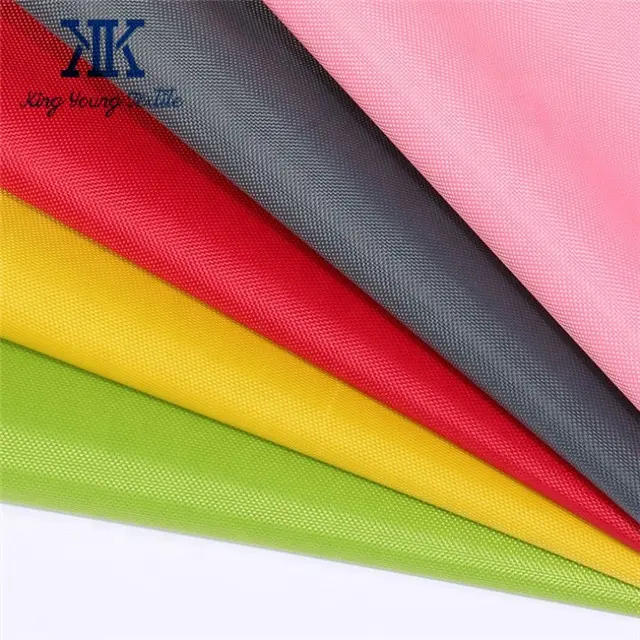 wholesale manufacturer waterproof 210D 300D 420D 600D polyester oxford fabric