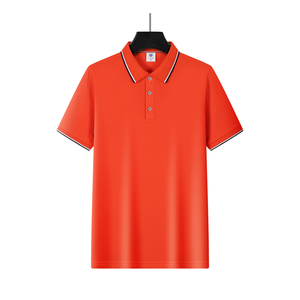 Оптовая продажа, модная спортивная рубашка-поло с 2 пуговицами, обычная длина - Product Image 6