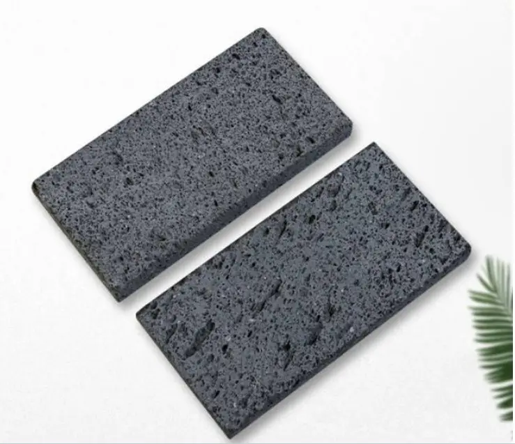 Paving Tiles With Honeycomb swimming pool basalt tile black basalt stone tile for Hotels, Plaza, Interior & Exterior