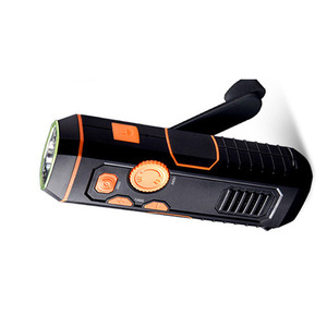 Lampe de poche portable à manivelle, lumière blanche Led, outil de survie d'urgence en plein air, Dl1009 - Product Image 4