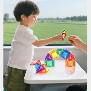 Nuovo 32 pezzo Mini smussatura Windmil tessere magnetiche <span class=keywords><strong>blocchi</strong></span> da costruzione giocattoli educativi <span class=keywords><strong>per</strong></span> viaggio-Friendly Set con scatola di ferro - Product Image 2