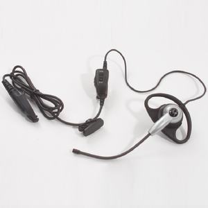 หูฟังแบบมีสาย Pmln4657 พร้อมสวิตช์ PTT และ VOX แบบติดหู รุ่น D-shell D-hook พร้อมไมโครโฟนแบบยืดหยุ่น - Product Image 2