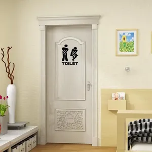 Stickers muraux et <span class=keywords><strong>porte</strong></span> de toilette, décoration de salle de bains, décalcomanies imperméables, affiche de papier peint en vinyle, décoration de la maison - Product Image 5
