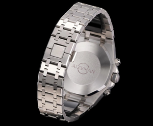 <span class=keywords><strong>Reloj</strong></span> de Lujo para Hombre <span class=keywords><strong>Royal</strong></span> 26330 de 41 mm, Acero Inoxidable, Resistente al Agua, Movimiento Mecánico Oakes Piguett, con Esfera de Agujas - Product Image 6