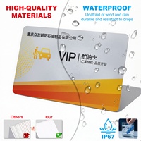 Tarjetas NFC RFID Inteligentes Personalizadas ISO 15693 Slix/NFC-V con UID Modificable para Membresía de Salón de Belleza, Todo en Uno, Llave de Redes Sociales para Hotel