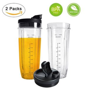 Kit d'accessoires de remplacement pour blender Nutri Ninja, grand gobelet de 32 oz avec couvercle et lame extractrice, compatible avec la série Auto-IQ - Product Image 2