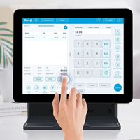 15.6 pouces écran tactile Pos système LED affichage client caisse enregistreuse Terminal Machine NFC paiement hors ligne pour supermarché de détail