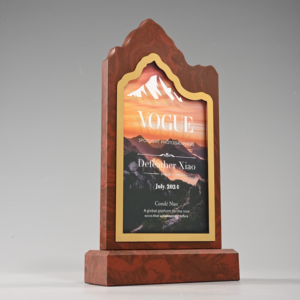 Tùy chỉnh Acrylic âm nhạc giải thưởng danh hiệu tinh thể trong suốt rắn gỗ cơ sở <span class=keywords><strong>decca</strong></span> giấy phép mảng bám huy chương tradeshow Quà Tặng - Product Image 3