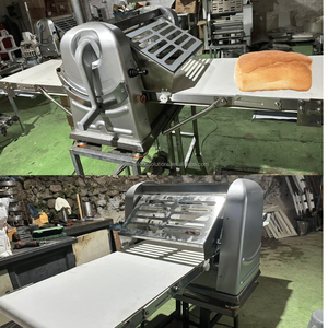Machine à rouler la pâte électrique 0,4 kW pour galettes aux fruits, feuilletages de poulet, et fabrication de feuilles de cracker à l'eau - Product Image 3