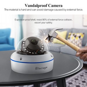 Telecamera Dome POE da Interno H.265 4MP 5MP con Audio Unidirezionale, Cassa Metallica Antivandalismo, <span class=keywords><strong>IPC</strong></span> P2P, Telecamera di Sicurezza CCTV - Disponibile negli USA - Product Image 6