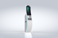 Kiosque de paiement en libre-service pour intérieur avec écran tactile capacitif et support SDK sur pied pour restaurants