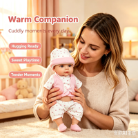 Poupée Reborn en silicone solide de 18 pouces avec une peau de bébé douce, élastique et réaliste