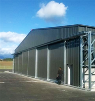 Structure du cadre Structure moderne préfabriquée en acier hangar d'avion