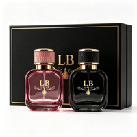 Flacon de parfum vide carré de luxe personnalisable, 50 ml et 100 ml, très vendu, peut être livré avec un emballage en boîte