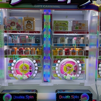 Machine à prix à double rotation, jeu d'arcade à monnayeur pour centre commercial, salle de jeux, centre de divertissement