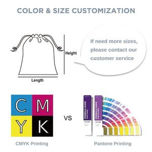 Sac en coton écologique personnalisé avec logo imprimé, sac en toile de coton calicot à cordon double, vente en gros - Product Image 6