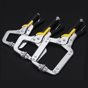 Metal Portable <strong>Table</strong> Tool Carpenter Vise Grip Locking Clip Plier C Type Woodwork Woodworking Welding Wood <strong>Clamp</strong> Face <strong>Clamp</strong> - Product Image 4