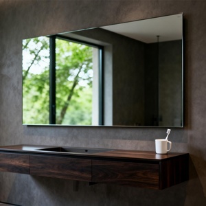 Factory Price Wholesale <b>Mirror</b> Glass <b>Sheets</b>, Silver Aluminum Coated, 2mm 3mm 4mm 5mm, Tempered Safety Custom Gym Wall <b>Mirrors</b> - Product Image 1