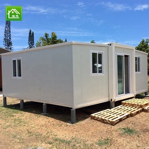 Sang trọng đôi cánh di động mở rộng <span class=keywords><strong>Tiny</strong></span> gấp cabin 20ft sống container nhà với 3D kế hoạch thiết kế - Product Image 5