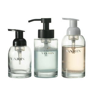 250ml 8oz thủy tinh bọt sạch bọt tay xà phòng kim loại quả thủy tinh hổ phách chai bơm lại hộ gia đình sử dụng - Product Image 3