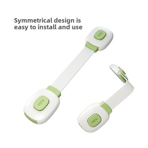 Verrou de sécurité enfant pour armoire et réfrigérateur, protection bébé, boucle anti-ouverture pour <span class=keywords><strong>tiroir</strong></span> coulissant, attaches de verrouillage en plastique pour armoire - Product Image 3