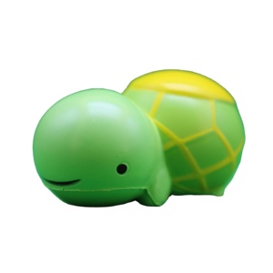 Jouet de décompression en forme de tortue mignon, en PU à récupération lente, soulage la pression, logo personnalisable - Product Image 1