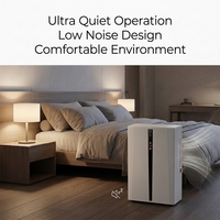 Mini déshumidificateur d'air portable MD898, contrôle intelligent automatique de l'humidistat pour chambre à coucher, salon, bureau