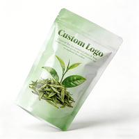 Sachets d'emballage personnalisés réutilisables, résistants à l'humidité, pour thé aux herbes, thé vert en vrac
