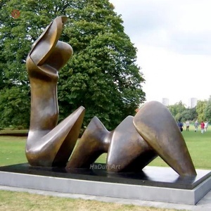 Ngoài trời Brass điêu khắc Bronze Trừu Tượng nghệ thuật tượng bởi Henry Moore - Product Image 6