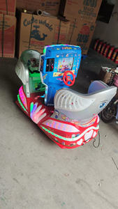 Dinibao Popular parque de atracciones de plástico que funciona con monedas Kiddie Ride Kid Swing Machine para doble jugador 110V-220V - Product Image 5