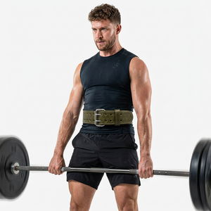 Custom Logo Neoprene Heavy Duty Buckle Adjustable Back Support <b>Belt</b> for Gym Weightlifting Training with Non-Slip Closure - Product Image 1