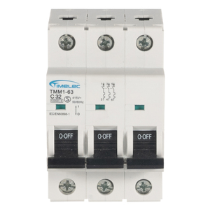 เบรกเกอร์ขนาดเล็ก 3P 6~32A รุ่น TMM1-63 (กราฟ K) - Product Image 1