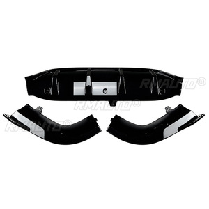 ลิ้นกันชนหลังสีดำเงา สำหรับ Mercedes-Benz GLC-Class X254 GLC260 300 ปี 2023+ - Product Image 2
