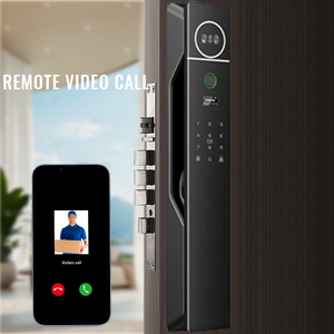 Tuya Waterproof Face Recognition Real Time Video <strong>Intercom</strong> Fingerprint Password IC Digital Smart Door Lock - Product Image 4