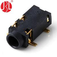 Connecteur audio SMD 3,5 mm à 5 broches, contact en laiton plaqué or, indice de protection IP67, montage sur circuit imprimé, prise casque stéréo, connecteur pour écouteurs, pour l'alimentation