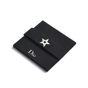 Square Black Luxury Silver Stamping Custom Logo Wallet Pouch Hand Held Portable Pocket <b>Mirror</b> - Product Image 5