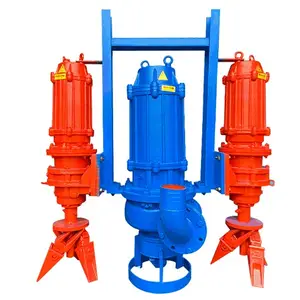 Submersible river bottom silting stirring suction pump 100ZJQ120-30-22 high chromium alloy anti-wear NSQ slurry pump