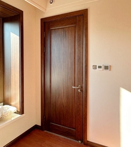 Puerta de Madera Maciza para el Mercado de Oriente Medio, Puerta de Madera de Teca para Interiores de Habitaciones - Product Image 4