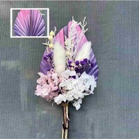 Ventes Flash : Décoration de gâteau en feuilles de palmier artificielles style bohème, fleurs séchées pour gâteau