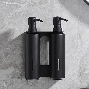 <span class=keywords><strong>Dispensador</strong></span> de Jabón Manual de Acero Inoxidable para Baño, <span class=keywords><strong>Dispensador</strong></span> de <span class=keywords><strong>Gel</strong></span> de Ducha <span class=keywords><strong>y</strong></span> Champú para Colgar en la Pared - Product Image 3