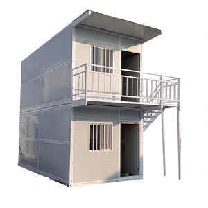 Casa Contenedor Plegable Portátil de 20 Pies con Estructura de Acero, Edificios Prefabricados, Pequeña Casa Plegable para Uso Industrial - Product Image 5