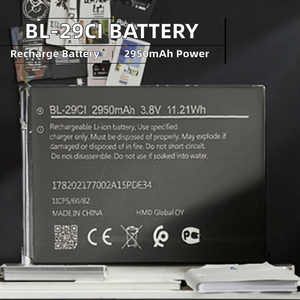 <span class=keywords><strong>Batterie</strong></span> de téléphone portable BL-29CI 2950mAh pour <span class=keywords><strong>Nokia</strong></span>, option de remplacement en stock - Product Image 2