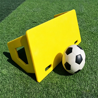 Planche de rebond de football WLT, matériau PE 20 mm, imperméable, résistant à l'usure, 1000x400 mm, équipement d'entraînement portable multi-angles