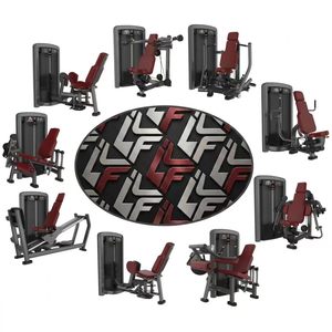 Pin loaded-equipo de ejercicio de entrenamiento para culturismo, equipo de entrenamiento de fuerza para centro de gimnasio, abducción de cadera (T11-012) - Product Image 3