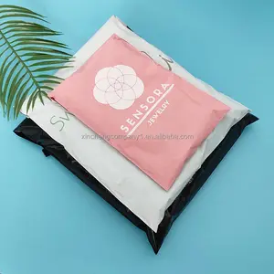 Self Adhesive Biodegradable Poly Mailer Shipping Envelopes Custom Plastic Courier Mailing Bag
