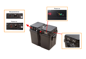 Xách tay IP65 nhựa không thấm nước pin bao vây 12V Điện phân phối hộp cắm trại phiêu lưu điện tử nhà máy hộp - Product Image 3