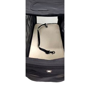 पालतू ट्रॉली बिल्ली कुत्ते स्टलर दो-टियर एंटी-काटने वाली पालतू ट्रॉली कुत्ते स्टलर फोल्डेबल एडजस्टेबल आरामदायक और वाटरप्रूफ - Product Image 3