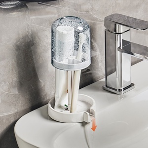 Caja de Almacenamiento para Cepillo de Dientes Eléctrico, Juego de Vaso para Enjuague Bucal, para Baño, para el Hogar, para Estudiantes - Product Image 1