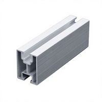 Rails en alliage d'aluminium photovoltaïques, supports de montage solaire PV en formes C-U-H pour toitures et abris de voiture ; directement de l'usine en Chine continentale